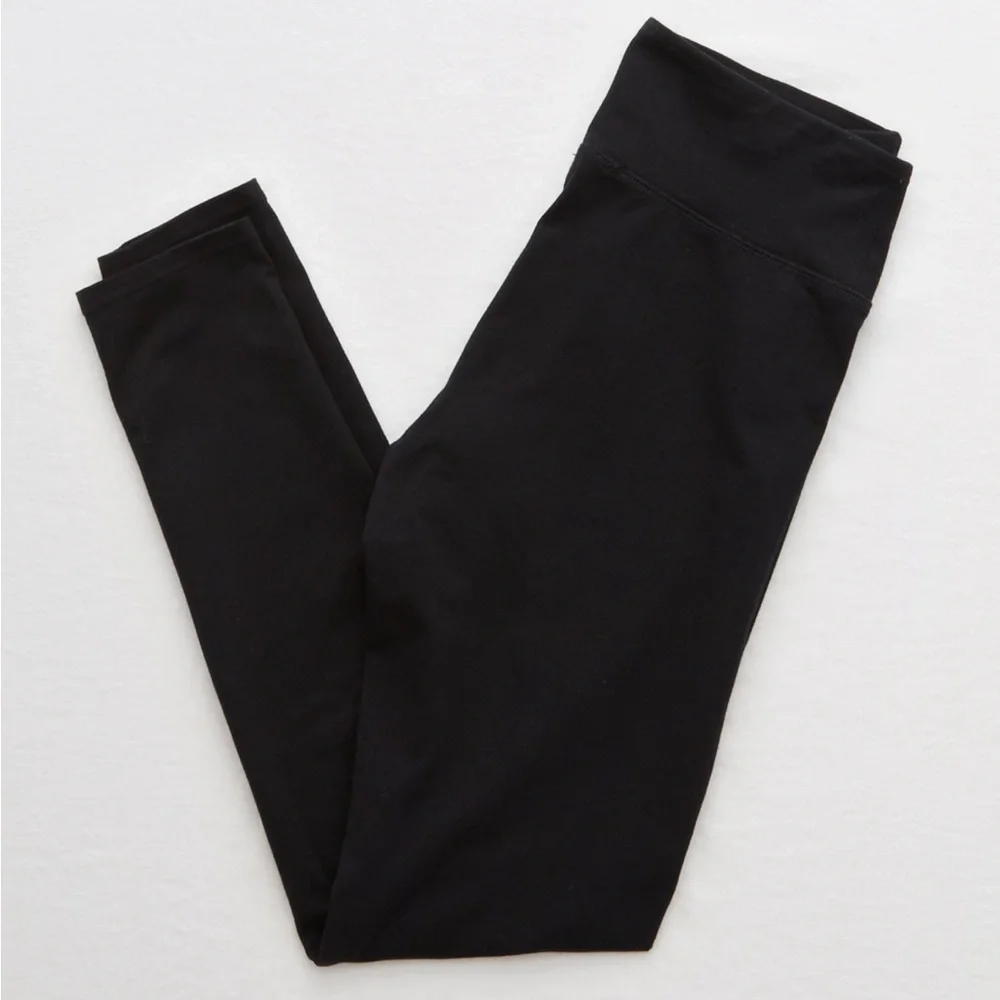 Aerie Women's Black Leggings - Picture 1 of 4